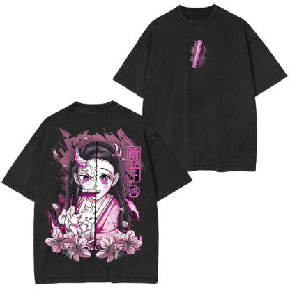 TANJIRO DEMON SLAYER OVERSIZED T-SHIRT-[DS]