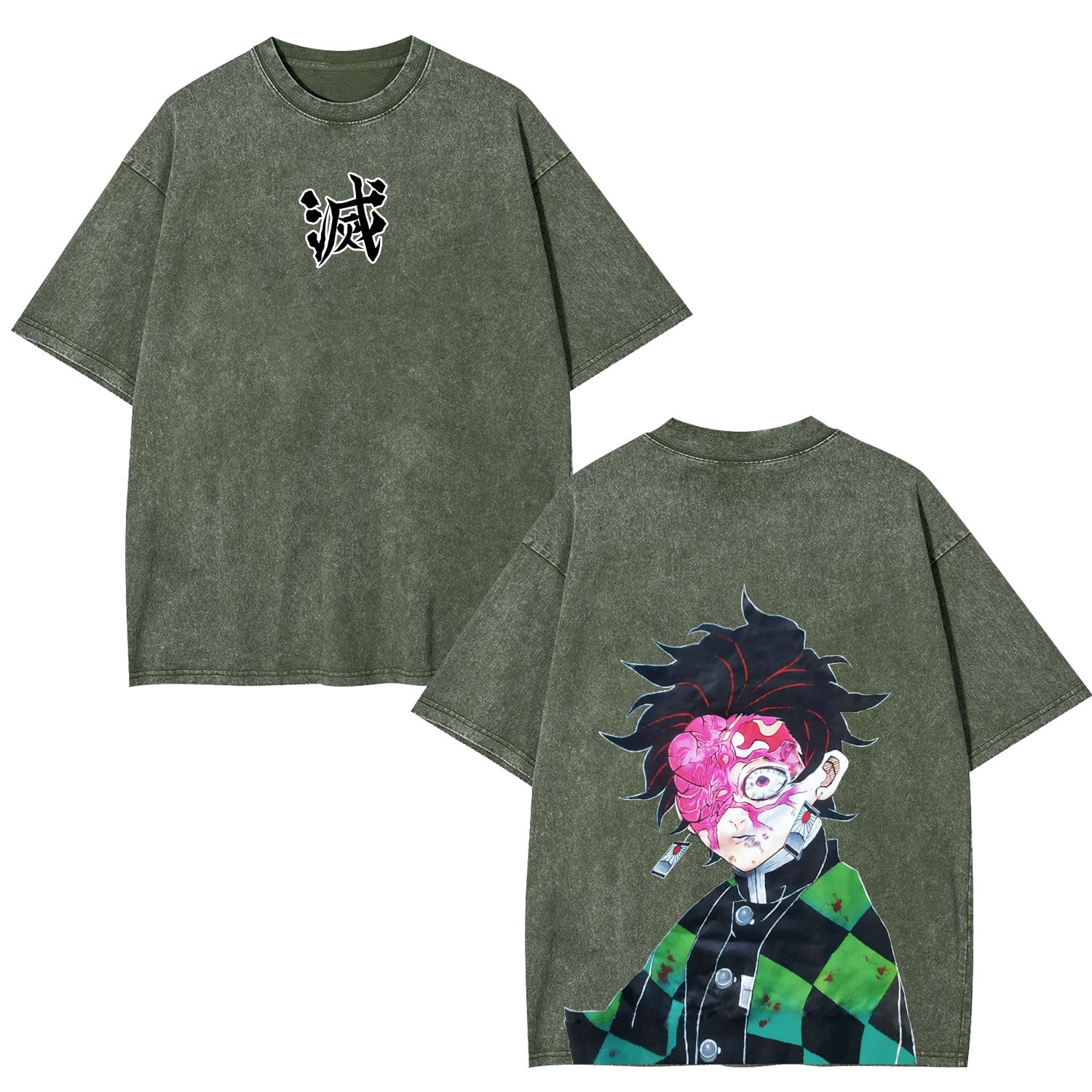TANJIRO KAMADO OVERSIZED T-SHIRTحDEMON SLAYER - [DS]