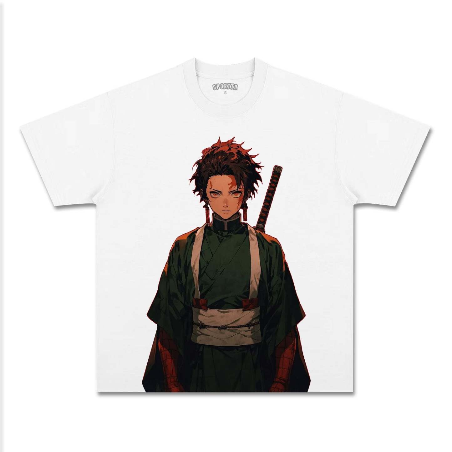 UNISEX ANIME INSPIRED VINTAGE TEE丨DEMON SLAYER-[FRONT]