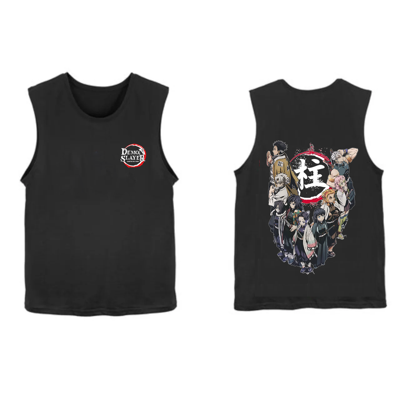 Hashira Demon Slayer Tank Top– Rengoku, Giyu, Tengen, Obanai, Gyomei, Mitsuri Vintage Washed