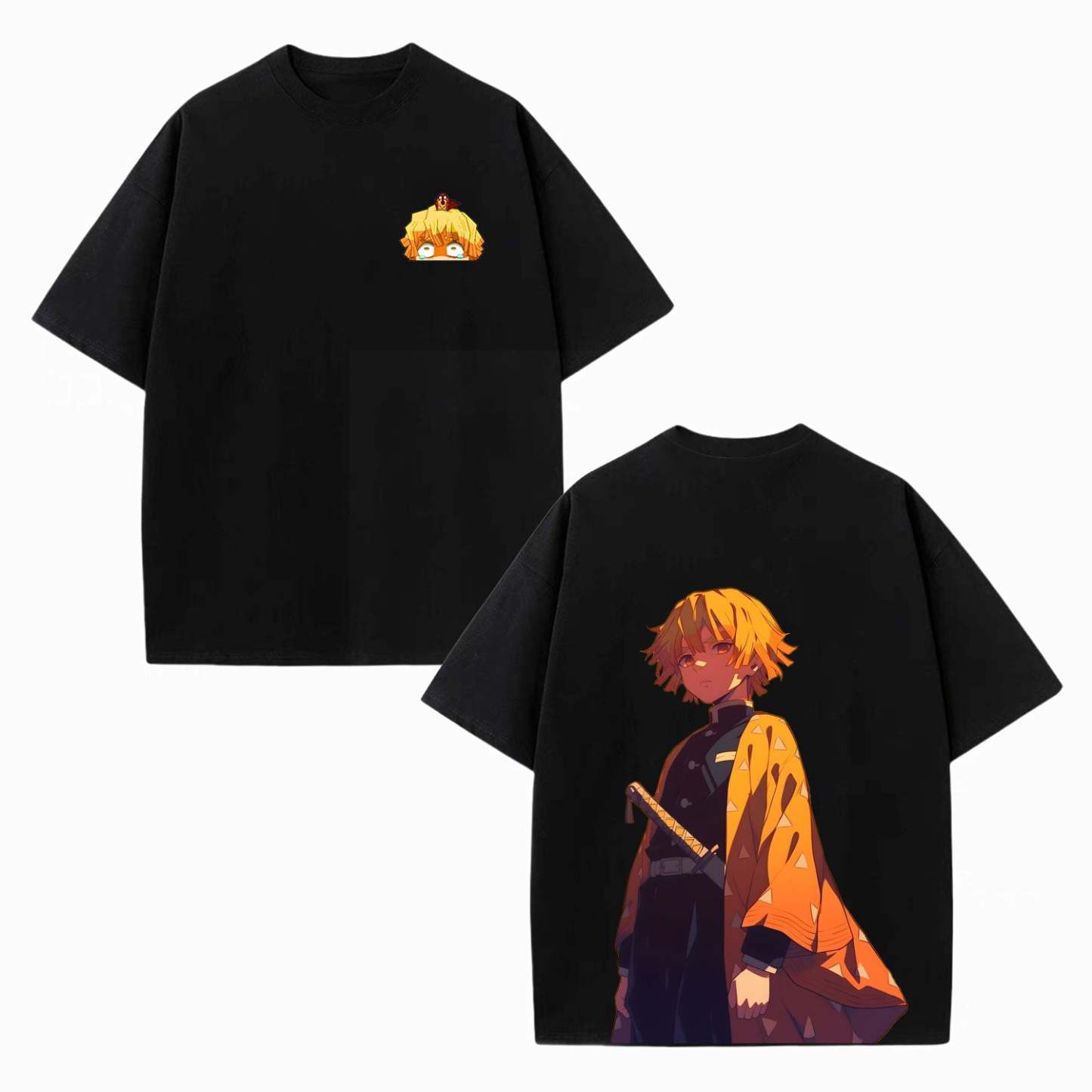 ZENITSU UNISEX OVERSIZED TEE حDEMON SLAYER-[DS]