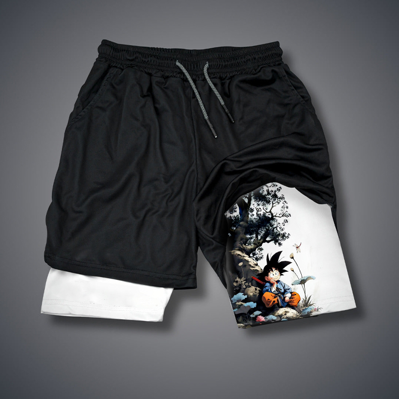 Unisex Casual Anime GOKU Gym Shorts