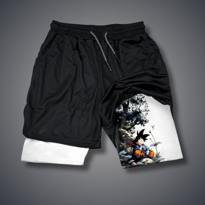 Unisex Casual Anime GOKU Gym Shorts