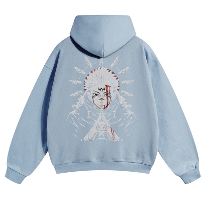 Unisex Casual Anime Print Hoodie-AnimeClothe
