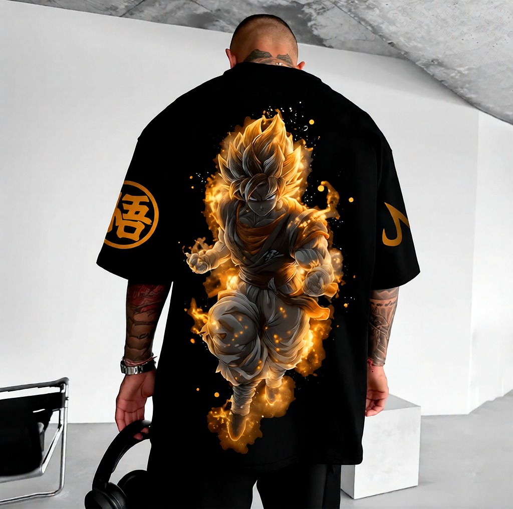 Unisex Anime Inspired Vintage T-Shirt