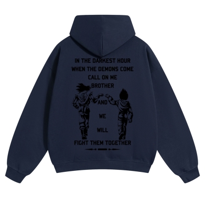 Unisex Anime Graphic Streetwear Vintage Hoodie