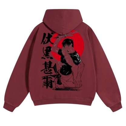 Unisex Casual Anime Print Hoodie-AnimeClothe