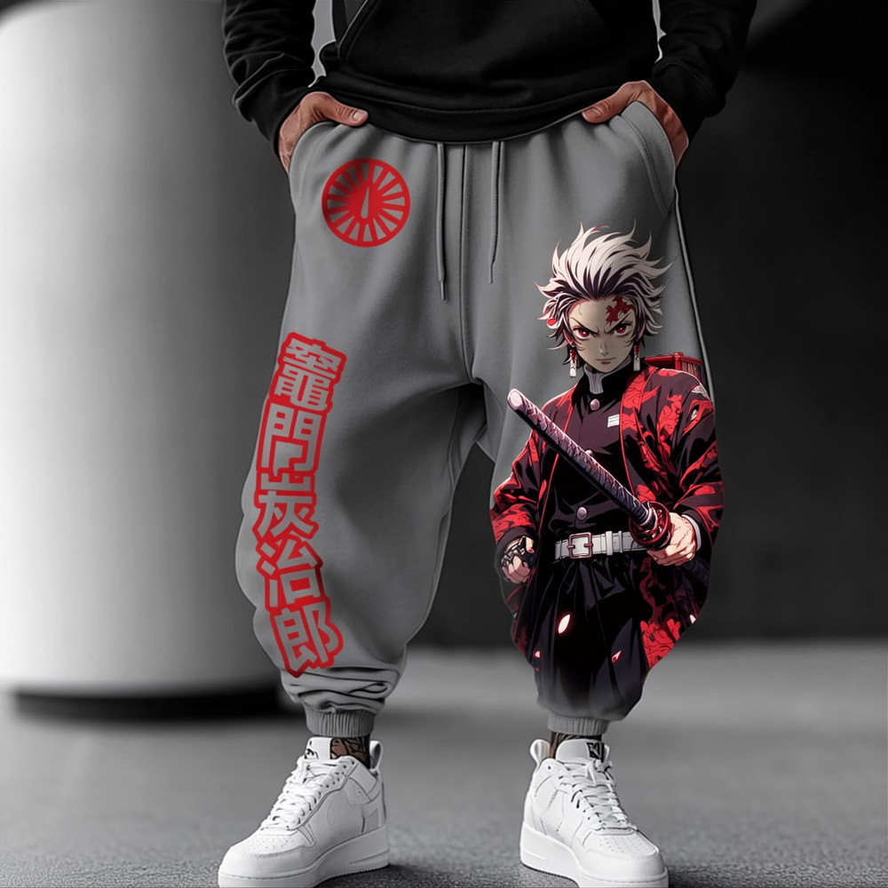 Unisex ��Demon Slayer�� Casual Anime Streetwear Pants