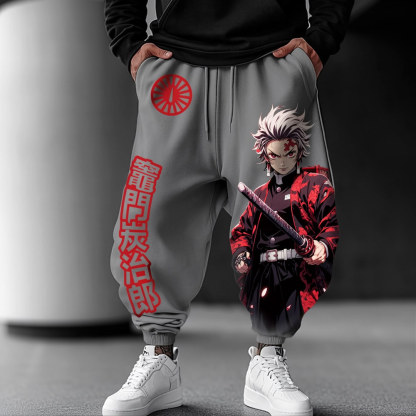 Unisex Demon Slayer Casual Anime Streetwear Pants