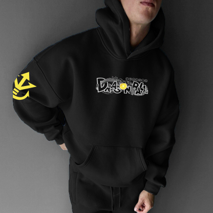 Unisex Anime Print  Casual Oversized Hoodie