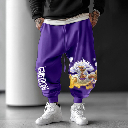 Unisex Anime Printed  Pants丨 Luffy Gear 5