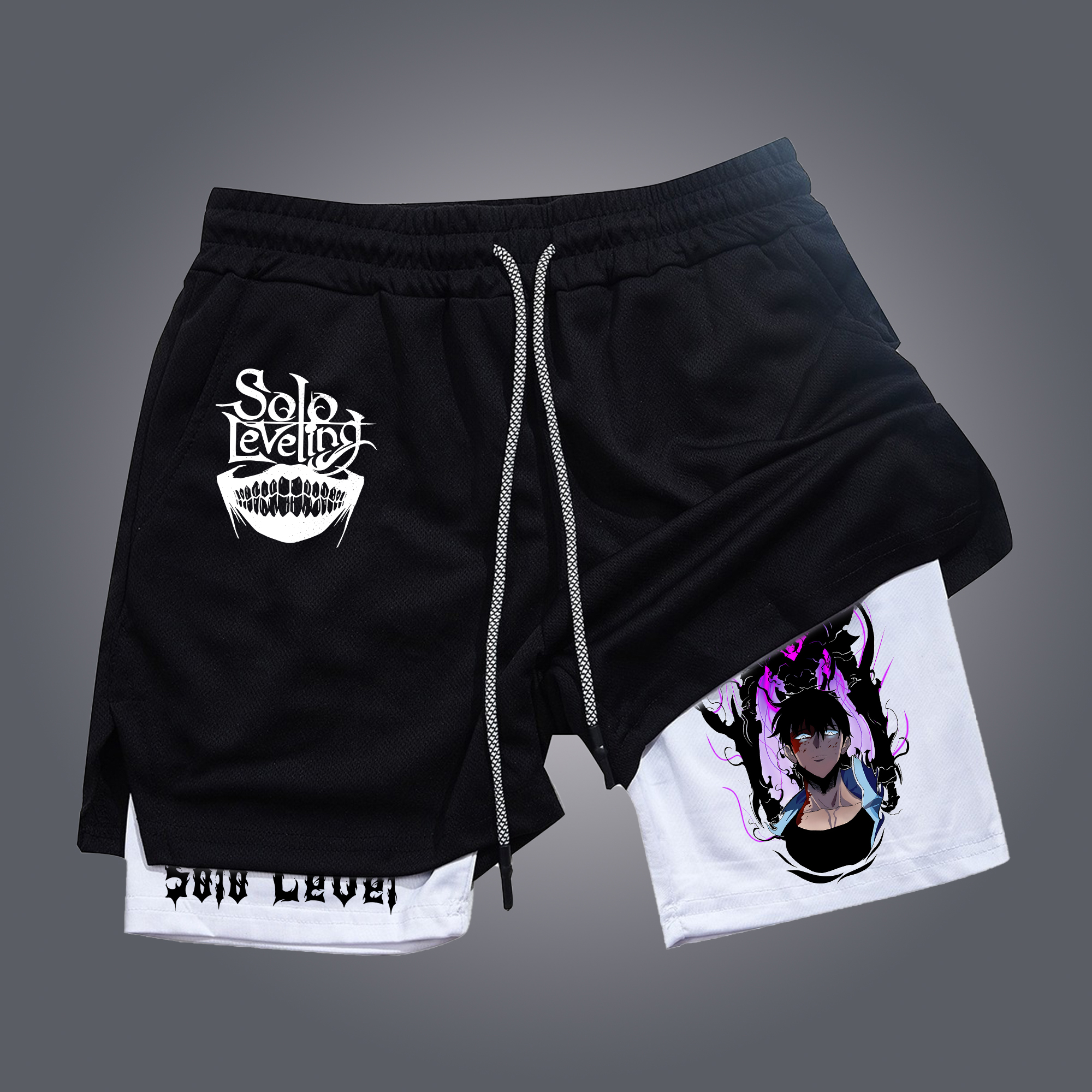 Unisex Casual Anime Streetwear Shorts-AnimeClothe