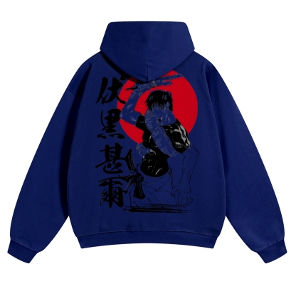 Unisex Casual Anime Print Hoodie-AnimeClothe