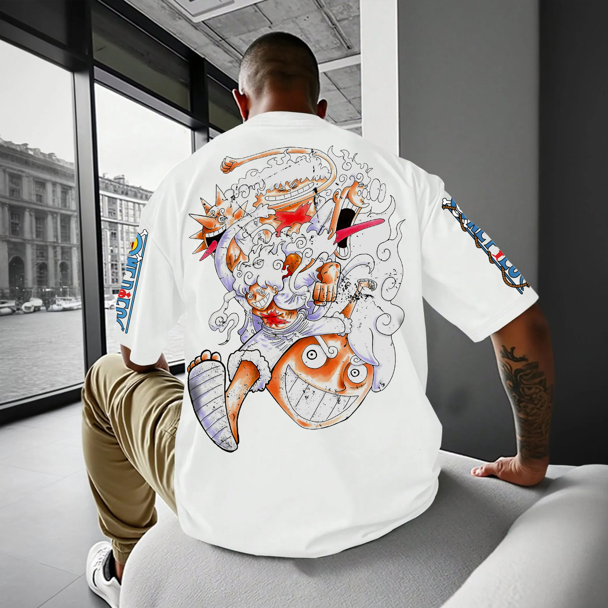 Unisex Fit Vintage T-Shirt丨Luffy Gear 5