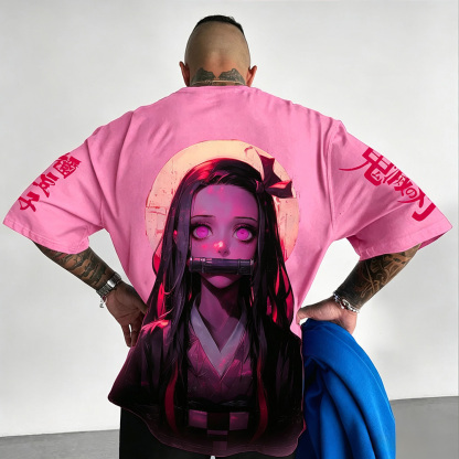 Unisex  Demon Slayer Anime Inspired Vintage T-Shirt