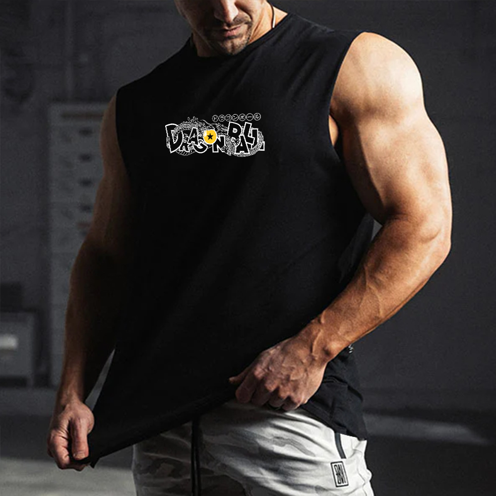 Unisex Anime Graphic Streetwear Vintage Gym Tank Top