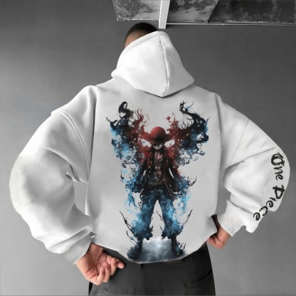 Unisex Anime Graphic Streetwear Vintage Hoodie