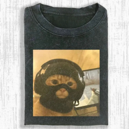 FUNNY CAT T-SHIRT-ComicClothe