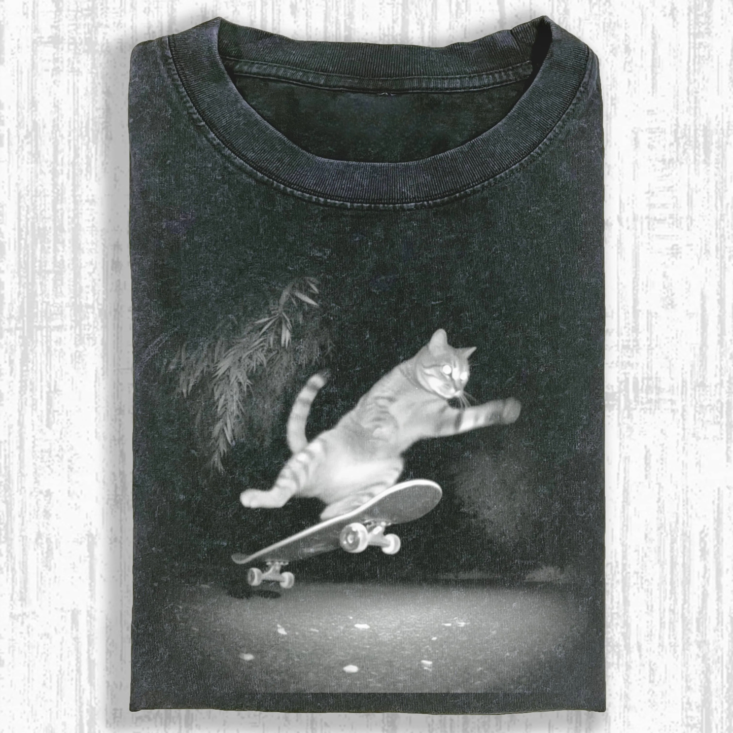 WACKY CAT TEE. 7.5-ComicClothe