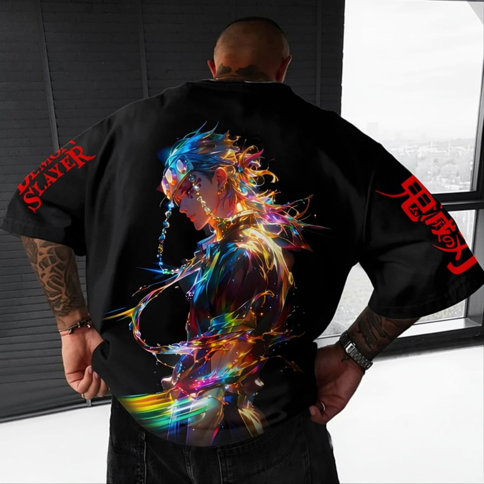Unisex  Demon Slayer Anime Inspired Vintage T-Shirt