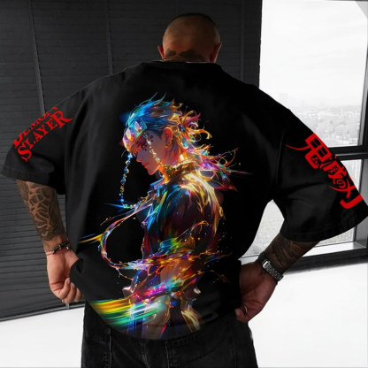 Unisex  Demon Slayer Anime Inspired Vintage T-Shirt