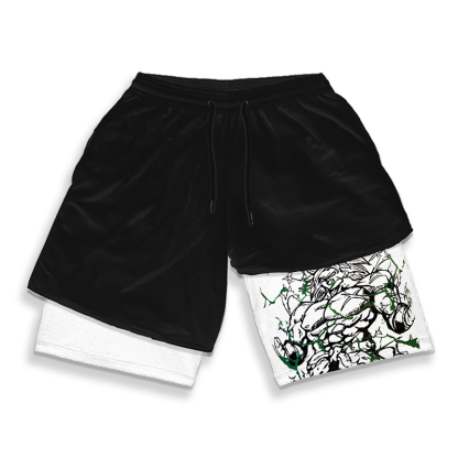 Unisex Casual Anime Streetwear Shorts-AnimeClothe