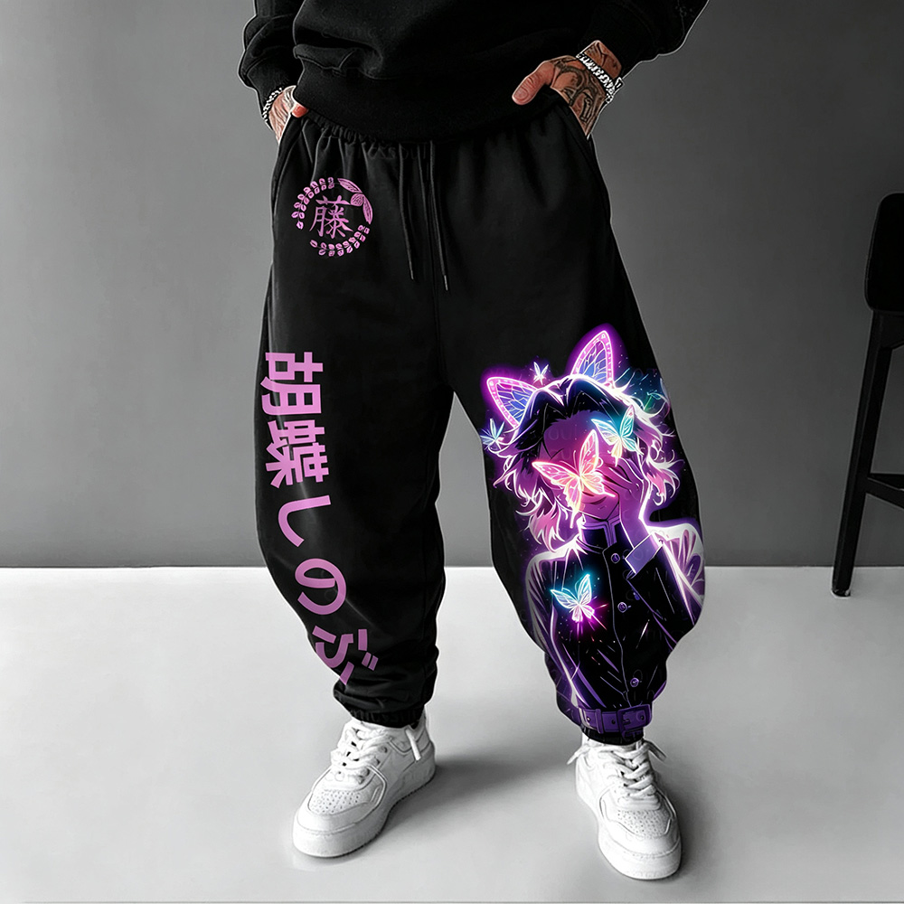 Unisex Demon Slayer Casual Anime Streetwear Pants