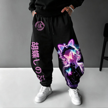 Unisex Demon Slayer Casual Anime Streetwear Pants