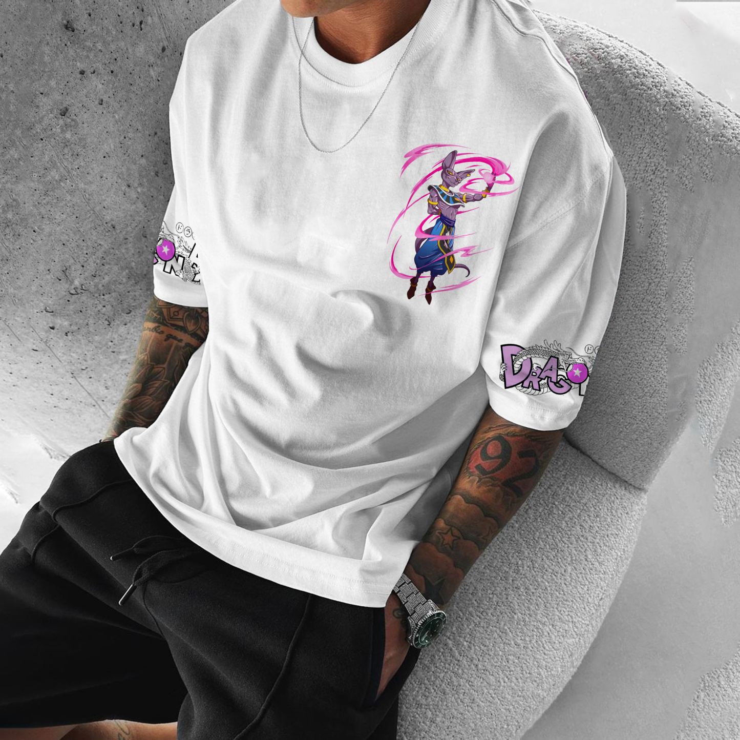 Unisex Anime Inspired Graphic Streetwear Vintage T-shirt