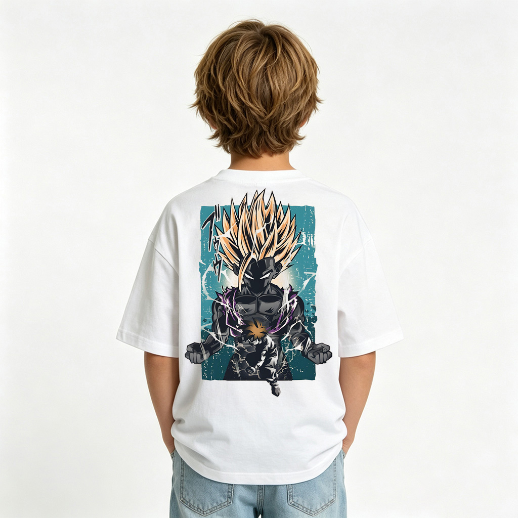 Dragon Ball Anime Graphic T-Shirt for Gohan Kids Cartoon Print Cotton Tee