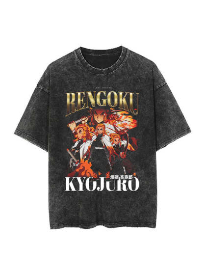 Rengoku Vintage Tee - Demon Slayer