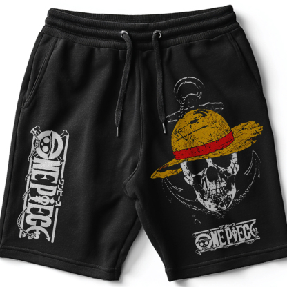 Anime-Inspired Graphic Shorts For Men - Perfect For Casual Wear And Anime Fans