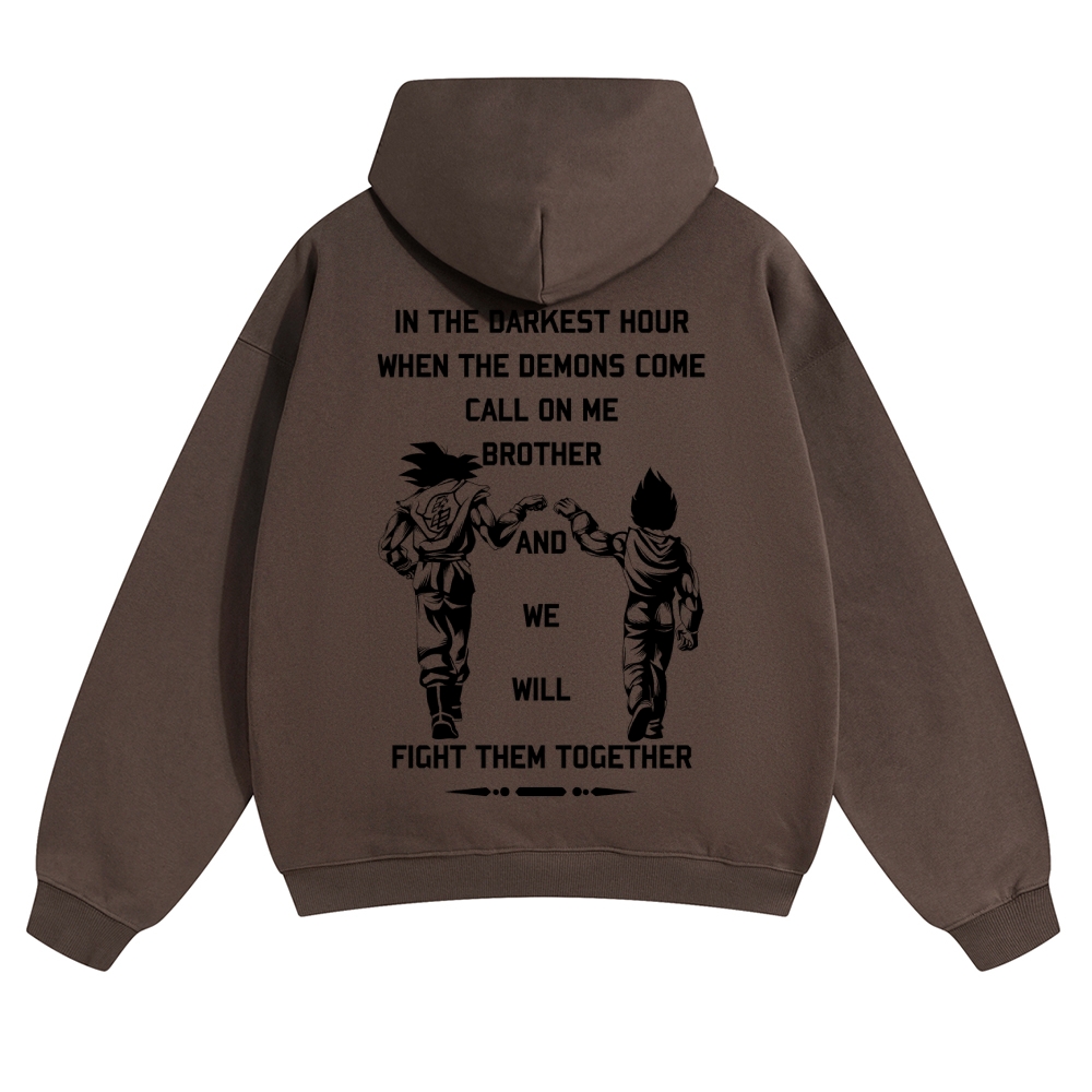 Unisex Anime Graphic Streetwear Vintage Hoodie