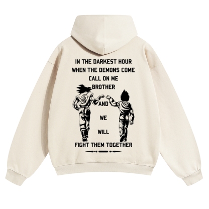 Unisex Anime Graphic Streetwear Vintage Hoodie