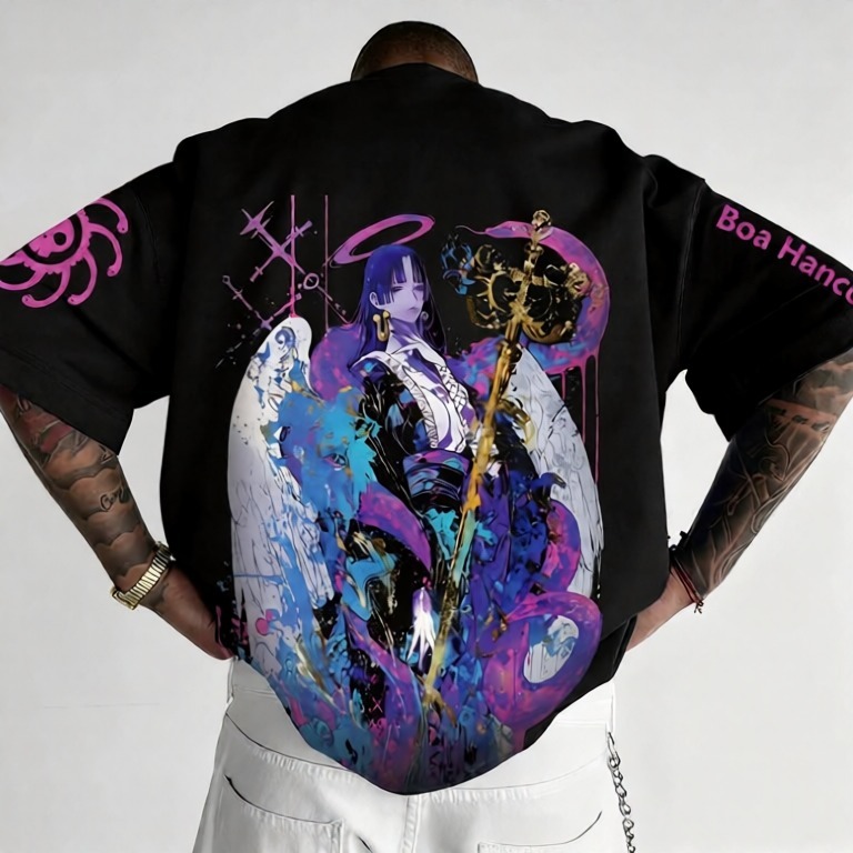 Unisex Anime Inspired Vintage T-Shirt