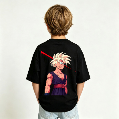Dragon Ball Anime Graphic T-Shirt for Gohan Kids Cartoon Print Cotton Tee