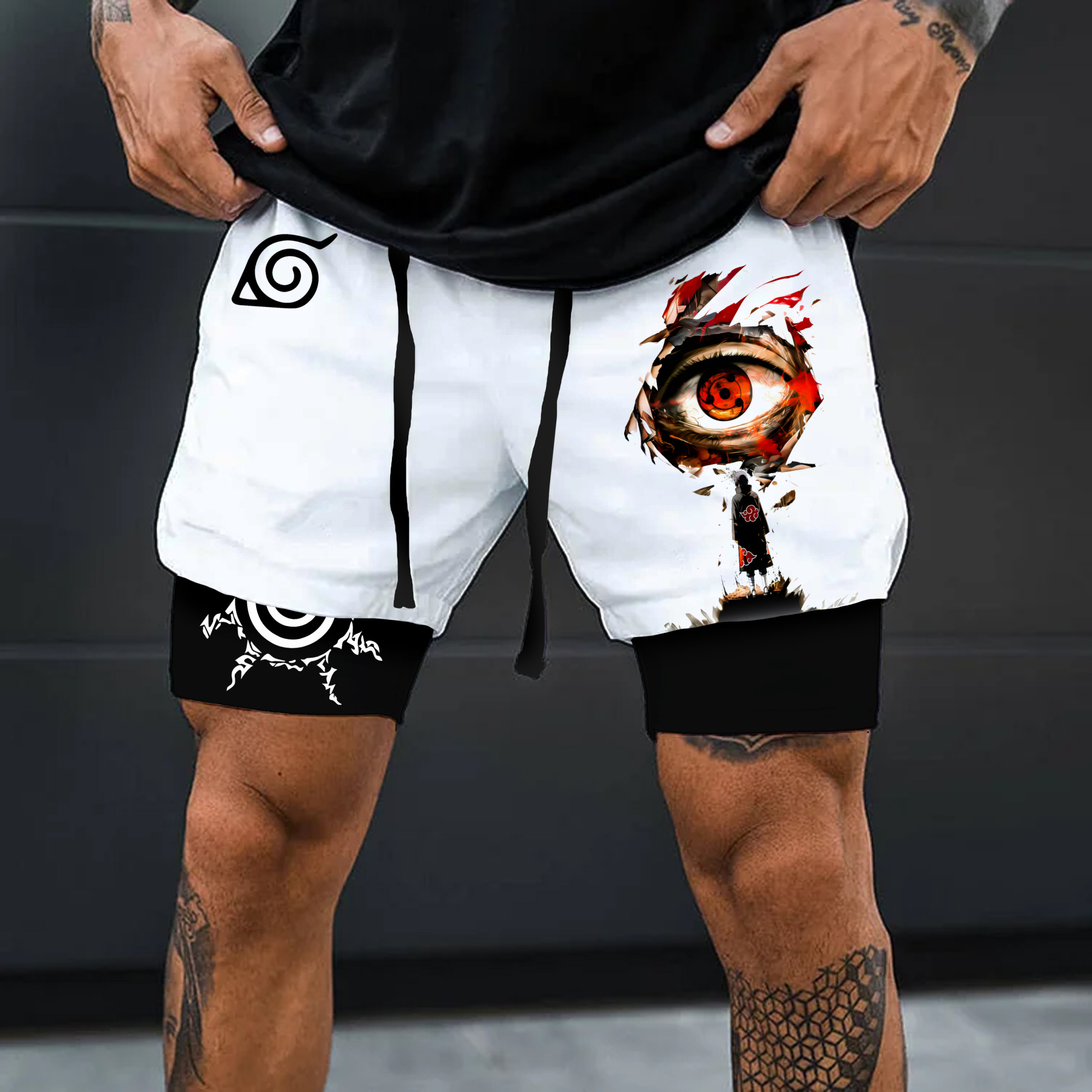 Unisex  Casual Anime Streetwear Shorts