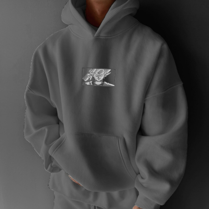 Unisex Anime Graphic Streetwear Vintage Hoodie