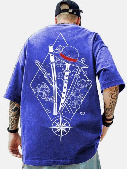 Unisex Anime Inspired Vintage T-Shirt