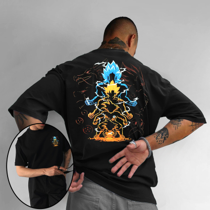 Unisex Anime Inspired Graphic Streetwear Vintage T-shirt