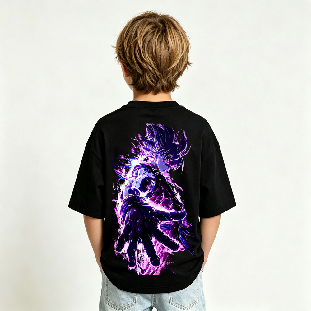 Dragon Ball Anime Graphic T-Shirt for Goku Kids Cartoon Print Cotton Tee