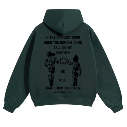 Unisex Anime Graphic Streetwear Vintage Hoodie