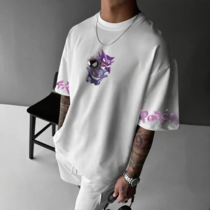 Pokémon Unisex Anime Gengar T-shirt