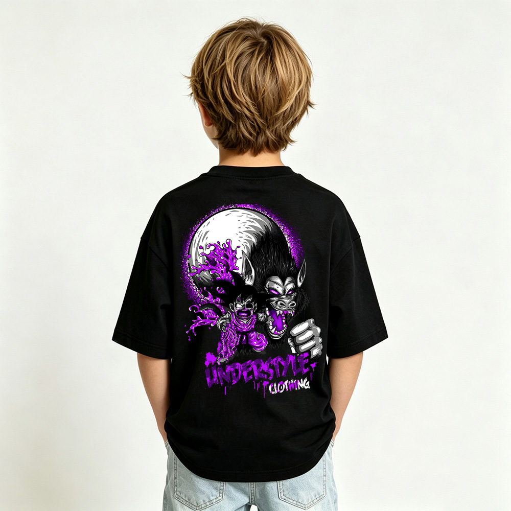 Dragon Ball Anime Graphic T-Shirt for Kids Cartoon Print Cotton Tee