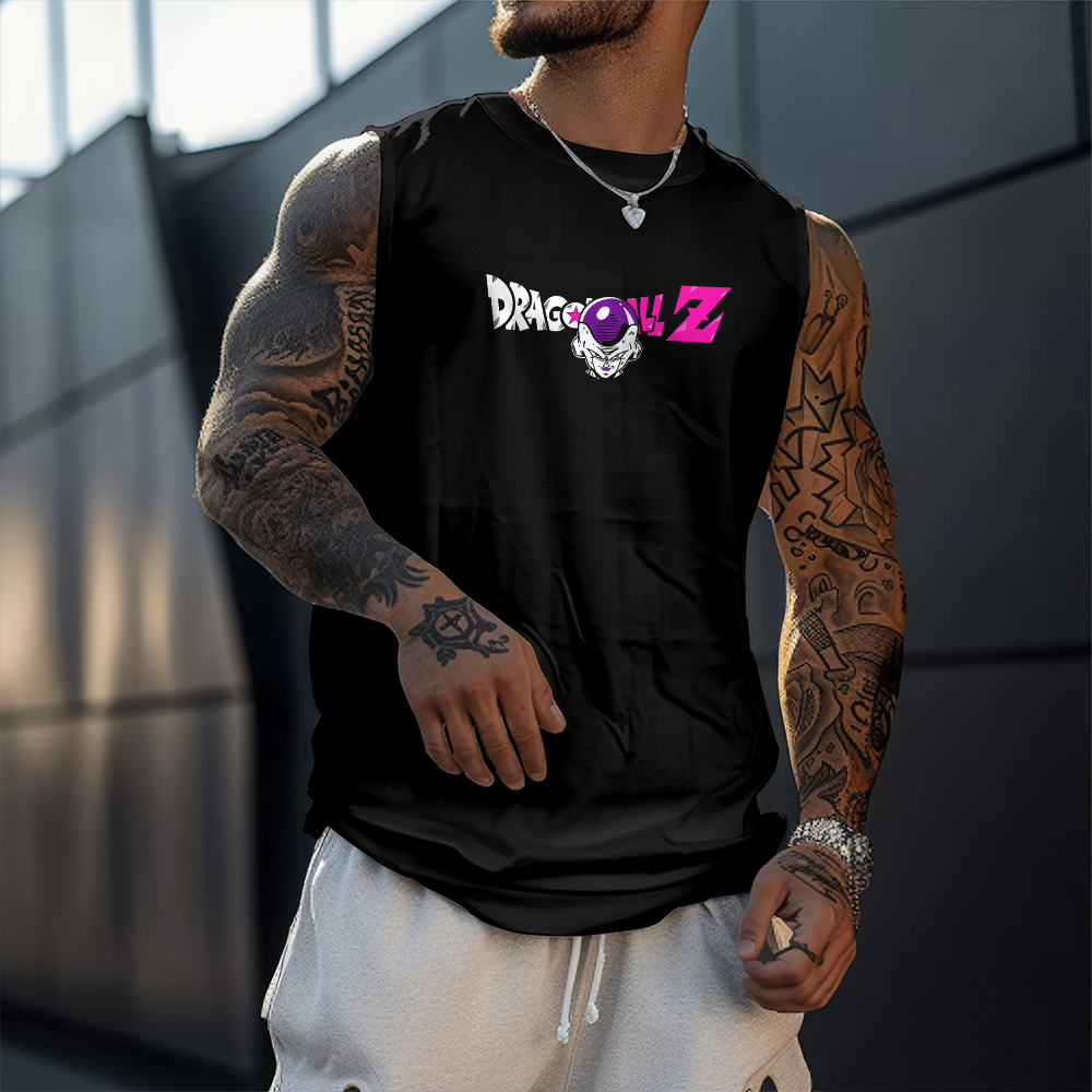 Unisex Anime Graphic Streetwear Vintage Gym Tank Top