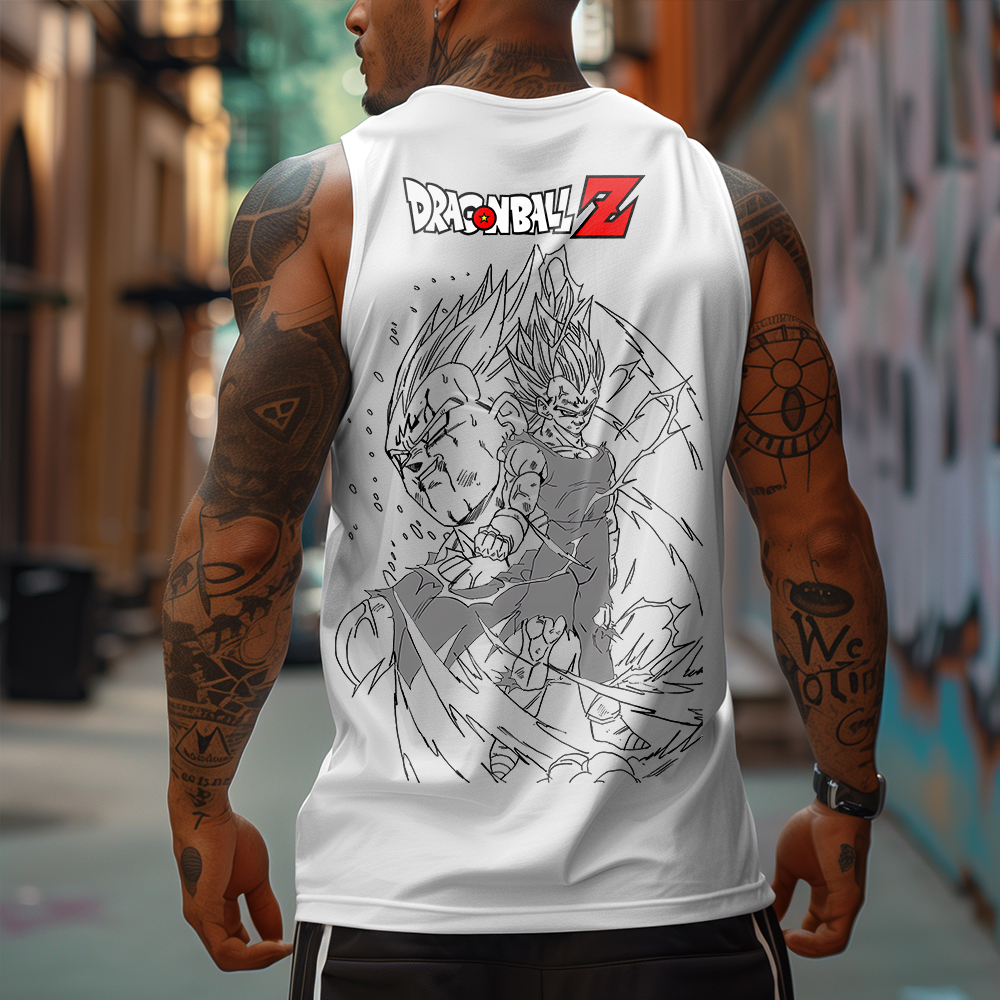 Unisex Anime Graphic Streetwear Vintage Gym Tank Top-AnimeClothe