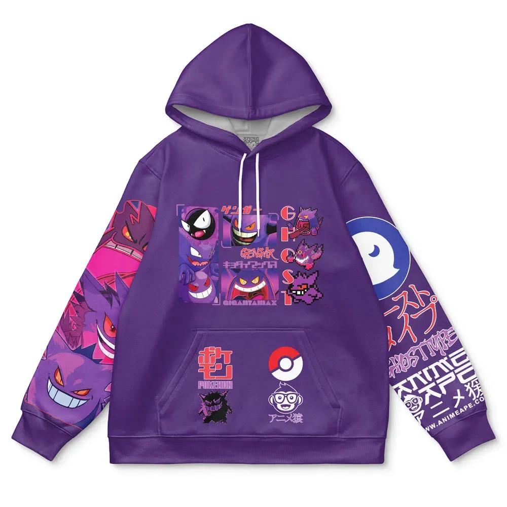 Gengar V5 Pokemon Streetwear Hoodie