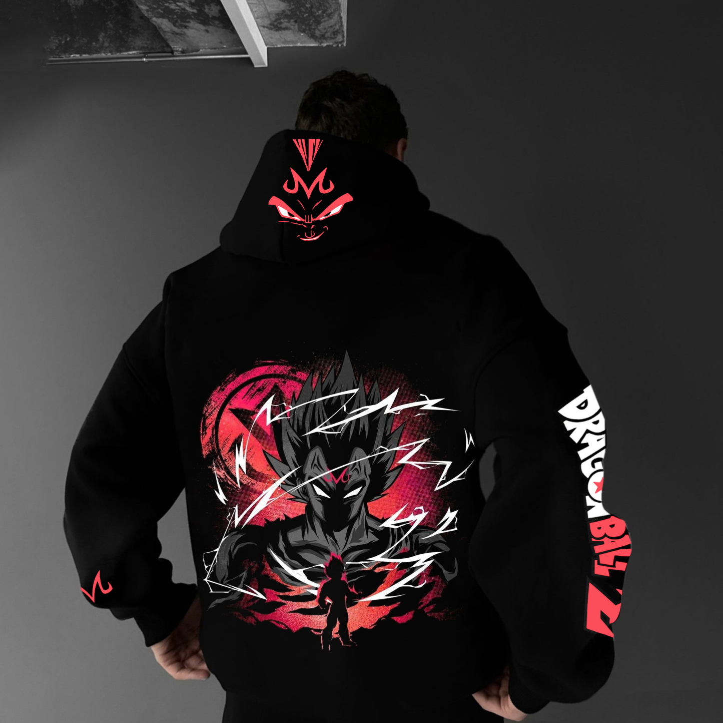 Unisex Anime Print Casual Oversized Hoodie