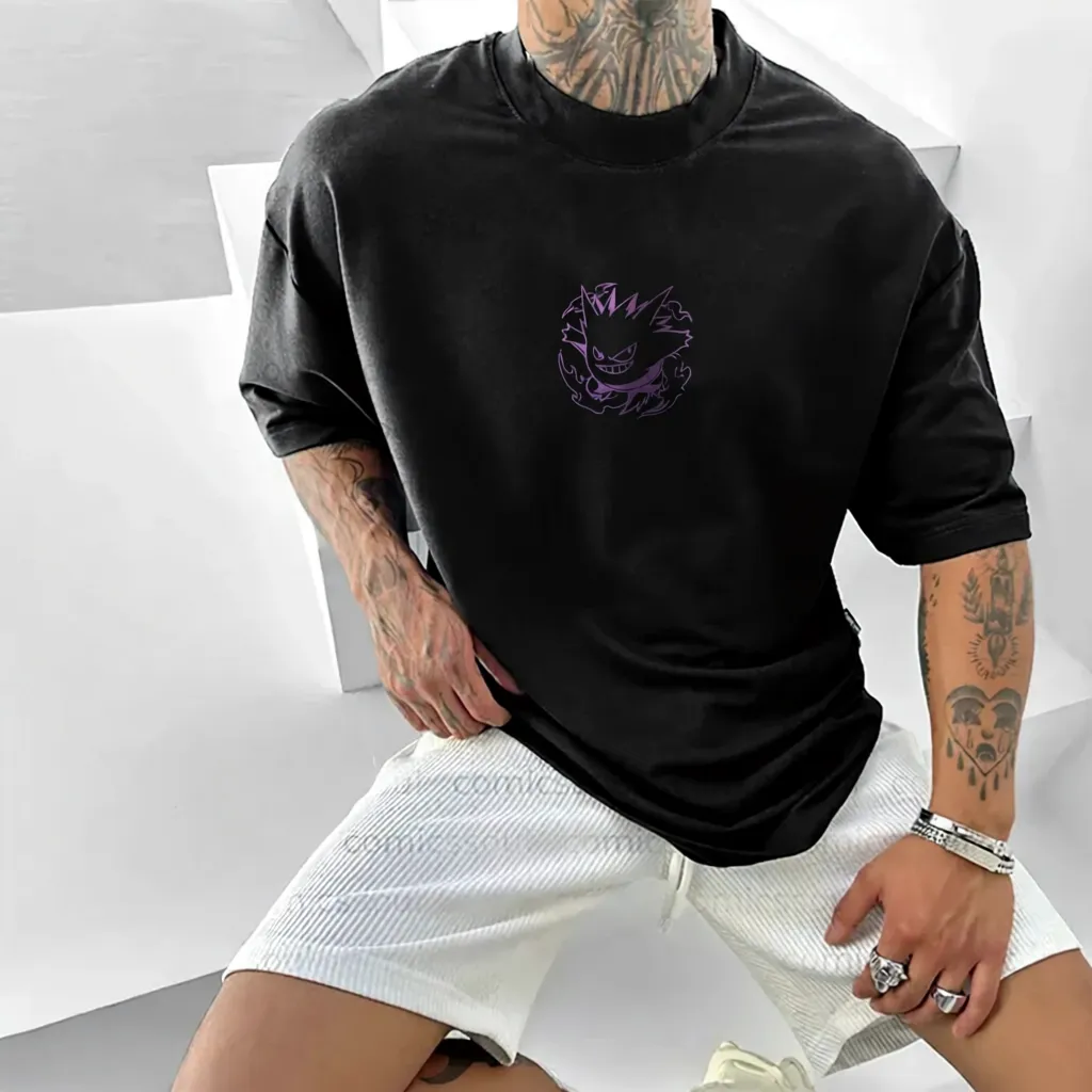 Pokémon Unisex Anime Gengar-shirt