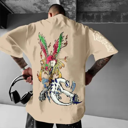 Pokémon Unisex Anime RayquazaT-shirt